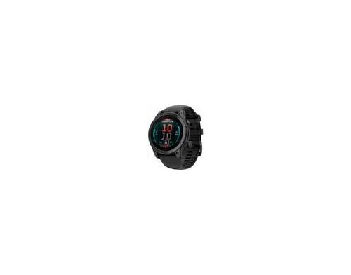 Смарт-часы Garmin Fenix E 47mm AMOLED Slate Gray Steel with Black Silicone Band (010-03025-03/01) фото №3