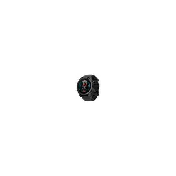 Смарт-часы Garmin Fenix E 47mm AMOLED Slate Gray Steel with Black Silicone Band (010-03025-03/01) фото №3