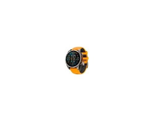 Смарт-часы Garmin fenix 8 47mm AMOLED Sapphire Titanium with a spark Orange and Graphite Silicone Band фото №3