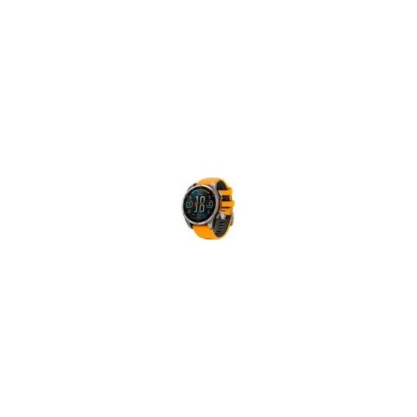 Смарт-часы Garmin fenix 8 47mm AMOLED Sapphire Titanium with a spark Orange and Graphite Silicone Band фото №3