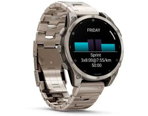 Смарт-часы Garmin Fenix 8 47mm AMOLED Sapphire Titanium with Vented Titanium Bracelet (010-02904-40) фото №2
