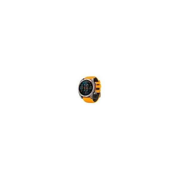Смарт-часы Garmin Fenix 8 51mm AMOLED Sapphire Titanium w. Spark Orange/Graphite Silicone Band (010-02905-10/1 фото №3