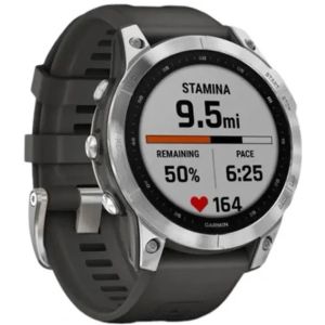 Смарт-часы Garmin Fenix 7 Solar Slate Gray with Black Band (010-02540-10/11)