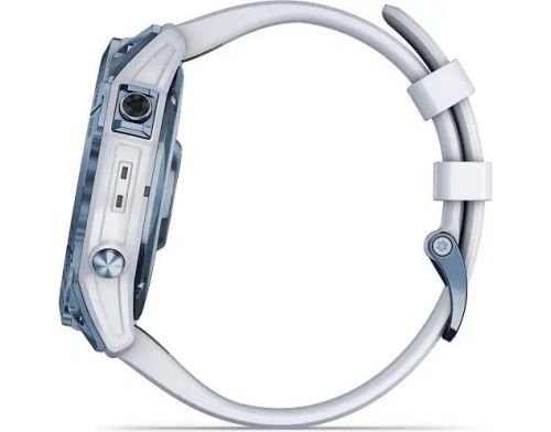 Смарт-часы Garmin Fenix 7 Sapphire Solar Mineral Blue DLC Titanium with Whitestone Band (010-02540-24/25) фото №3