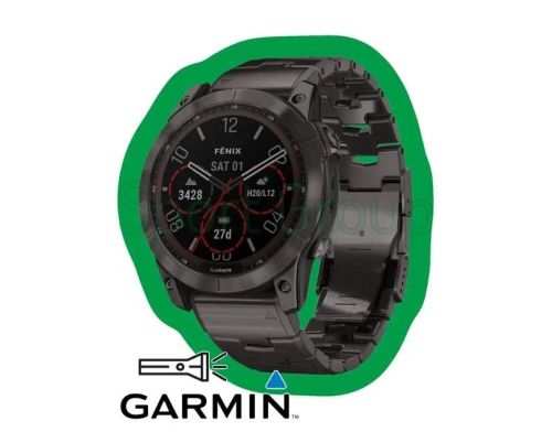 Смарт-часы Garmin Fenix 7 Sapphire Solar C. Grey DLC Titanium w. Carbon Grey DLC V. Titanium Band (010-02540-3 фото №2