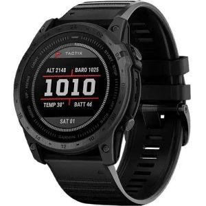 Смарт-часы Garmin Tactix 7 Standard Edition Premium Tactical GPS Watch with Silicone Band (010-02704-00/01)