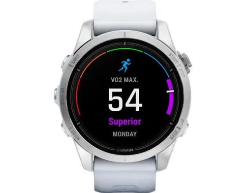 Смарт-годинник Garmin Epix Pro Gen 2 42mm Silver w. Whitestone Band (010-02802-00/01) фото №2