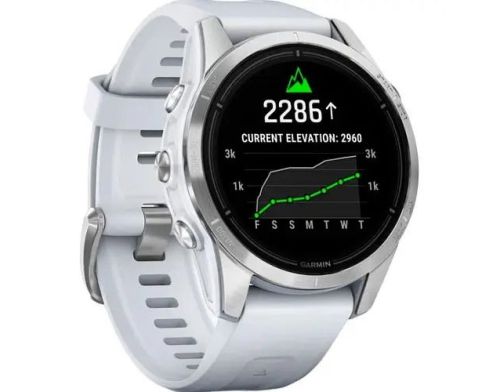 Смарт-годинник Garmin Epix Pro Gen 2 42mm Silver w. Whitestone Band (010-02802-00/01) фото №3