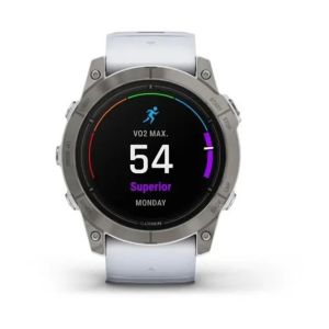 Смарт-часы Garmin Epix Pro Gen 2 Sapphire 51mm Carbon G. DLC Tit. with Chestnut L. Band (010-02804-30)