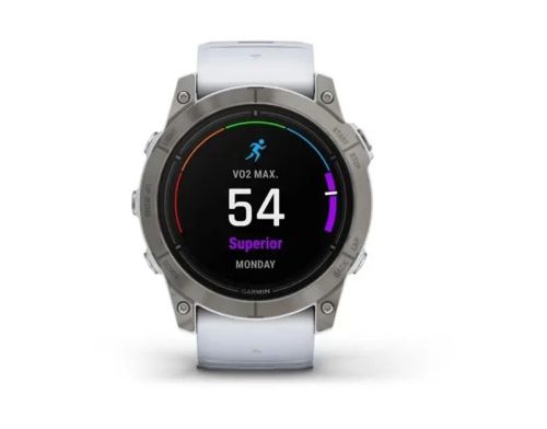 Смарт-часы Garmin Epix Pro Gen 2 Sapphire 51mm Carbon G. DLC Tit. with Chestnut L. Band (010-02804-30) фото №2