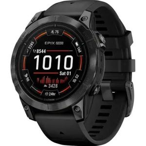 Смарт-часы Garmin Epix Pro 2 Standard 47mm Slate Gray with Black Band (010-02803-00/01)