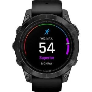 Смарт-часы Garmin Epix Pro 2 Standard 47mm Slate Gray with Black Band (010-02803-00/01)