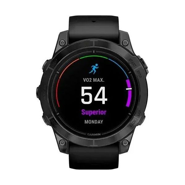 Смарт-часы Garmin Epix Pro 2 Standard 47mm Slate Gray with Black Band (010-02803-00/01) фото №2