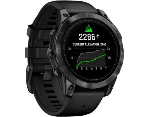 Смарт-часы Garmin Epix Pro 2 Standard 47mm Slate Gray with Black Band (010-02803-00/01) фото №3