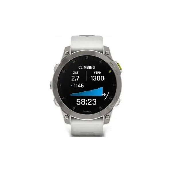 Смарт-часы Garmin Epix (Gen 2) Sapphire - White Titanium (010-02582-20/21) фото №2