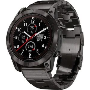 Смарт-часы Garmin Fenix 7X Pro Sapphire Solar Carbon G. DLC Tit. with Vented Tit. Bracelet (010-02778-30)