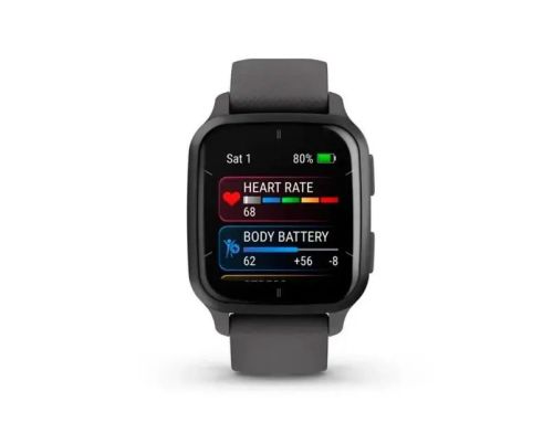 Смарт-часы Garmin Venu Sq 2 Slate Aluminum Bezel with Shadow Gray Case and Silicone Band (010-02701-00/10) фото №2