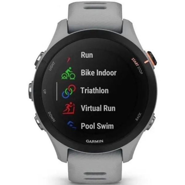 Смарт-годинник Garmin Forerunner 255S Powder Gray (010-02641-02/12) фото №2