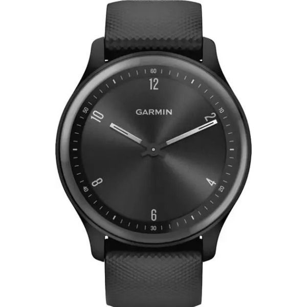 Смарт-часы Garmin Vivomove Sport Black Case and S. Band w. Slate Accents (010-02566-00) фото №2