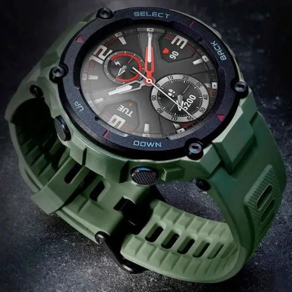 Смарт-часы Amazfit T-Rex Army Green фото №2