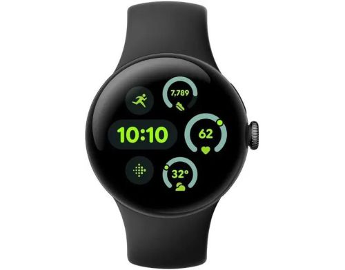 Смарт-часы Google Pixel Watch 3 41 mm LTE Matte Black Aluminum Case/Obsidian Active Band фото №2