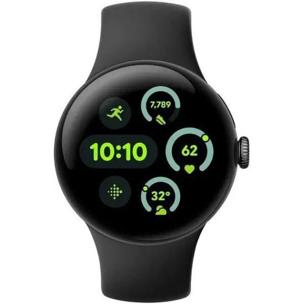Смарт-часы Google Pixel Watch 3 41 mm LTE Matte Black Aluminum Case/Obsidian Active Band фото №2