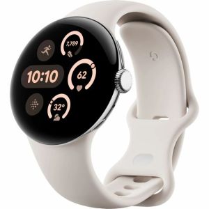 Смарт-часы Google Pixel Watch 3 41 mm Wi-Fi Polished Silver Aluminum Case/Porcelain Active Band