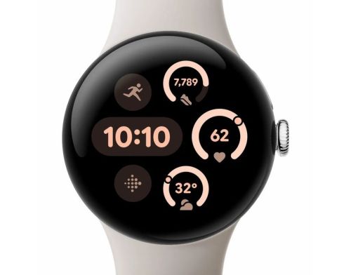 Смарт-часы Google Pixel Watch 3 41 mm Wi-Fi Polished Silver Aluminum Case/Porcelain Active Band фото №3