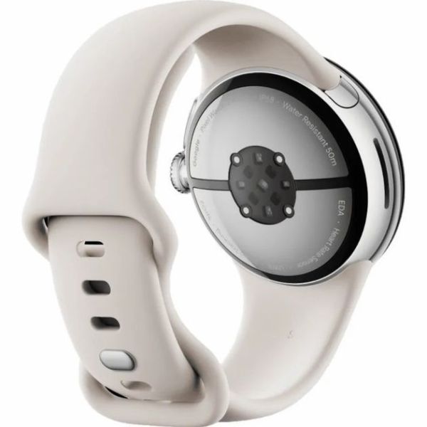 Смарт-часы Google Pixel Watch 3 41 mm Wi-Fi Polished Silver Aluminum Case/Porcelain Active Band фото №4