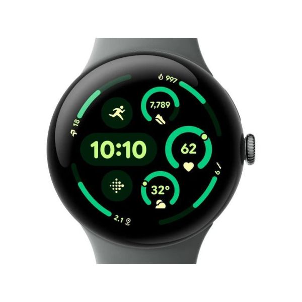 Смарт-часы Google Pixel Watch 3 45 mm Wi-Fi Matte Hazel Aluminum Case/Hazel Active Band фото №3