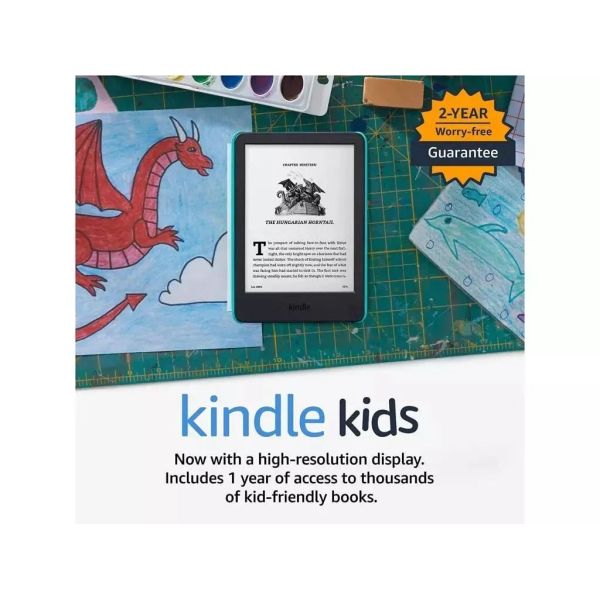 Электронная книга Amazon Kindle Kids 11th Gen. 2022 16Gb Ocean Explorer фото №2