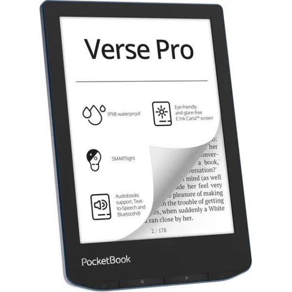 Електронна книга PocketBook 634 Verse Pro Azure (PB634-A-CIS) фото №2