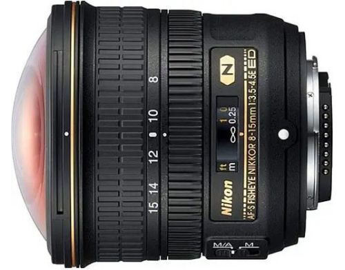 Об'єктив Fisheye Nikon AF-S Fisheye-Nikkor 8-15mm f/3,5-4,5E E (JAA831DA) фото №3