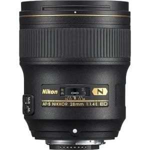 Об'єктив Nikon AF-S Nikkor 28mm f/1,4E ED (JAA140DA)