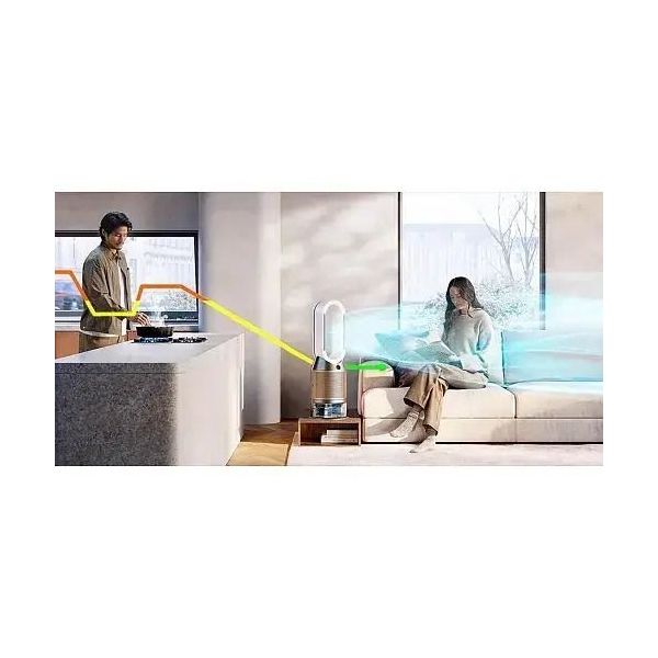 Очисник повітря Dyson Humidify+Cool PH2 De-NOx PH05 - White / Gold (545007-01) фото №3