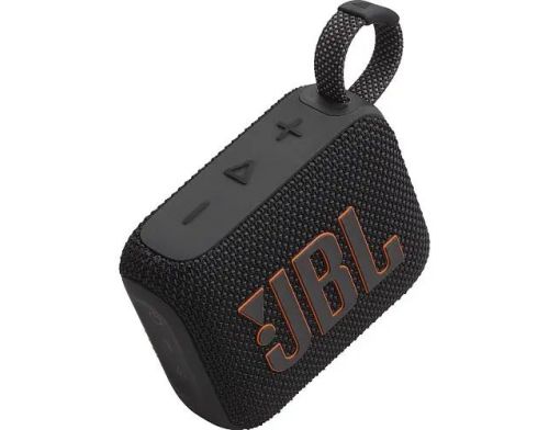 Портативная колонка JBL Go 4 Black Orange (JBLGO4BLKO) фото №3