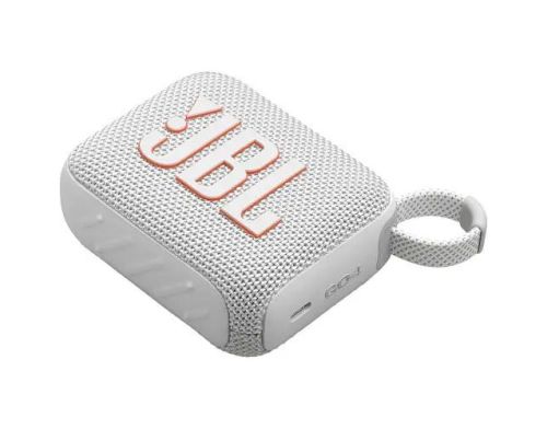 Портативная колонка JBL Go 4 White (JBLGO4WHT) фото №3