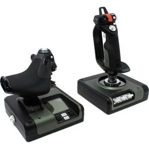Штурвал/джойстик Logitech G Saitek X52 Pro Flight Control System (945-000003)