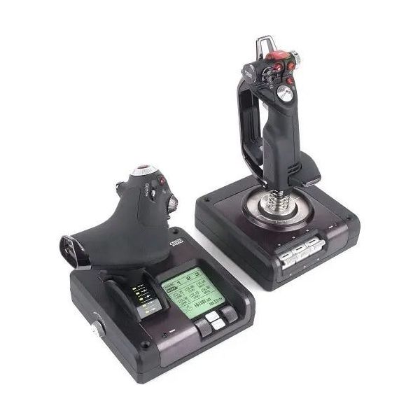 Штурвал/джойстик Logitech G Saitek X52 Pro Flight Control System (945-000003) фото №2