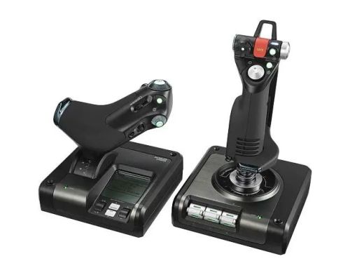 Штурвал/джойстик Logitech G Saitek X52 Pro Flight Control System (945-000003) фото №3