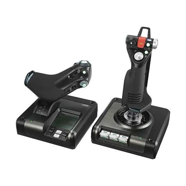 Штурвал/джойстик Logitech G Saitek X52 Pro Flight Control System (945-000003) фото №3