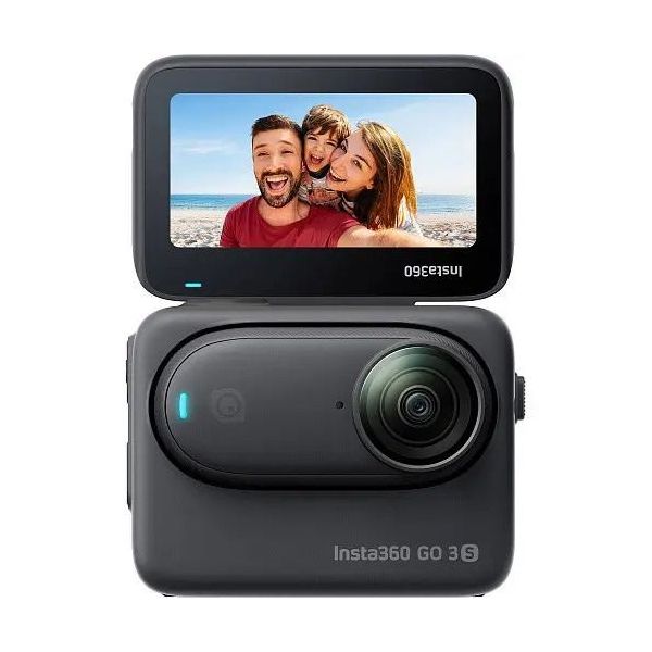 Экшн-камера Insta360 GO 3S 4K Standard Bundle 64GB Black (CINSAATA_GO3S14) фото №3