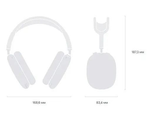 Apple AirPods Max Silver (MGYJ3) фото №3