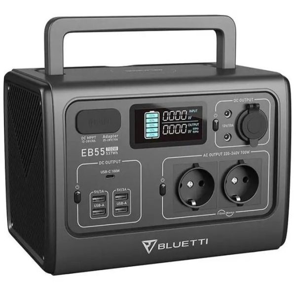 Зарядна станція BLUETTI EB55 Portable Power Station 537Wh фото №2