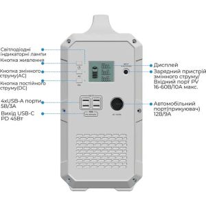 Зарядна станція Bluetti PowerOak EB240