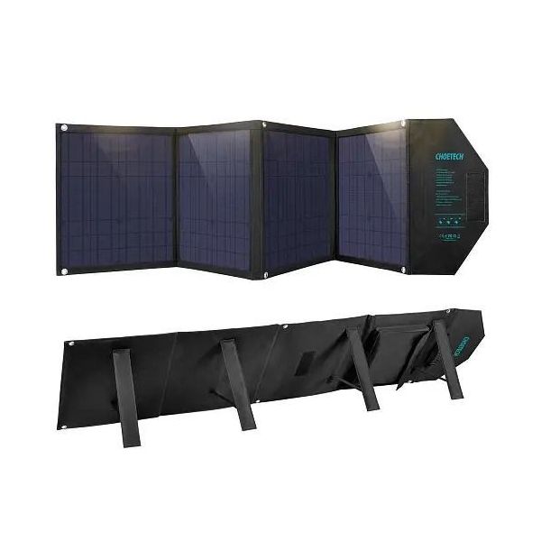 Зарядное устройство на солнечной батарее Choetech Solar panel 80 Watt (SC007) фото №2