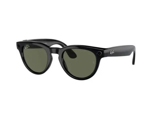 Смарт-очки Ray-Ban Meta Headliner Shiny Warm Stone/Transition Dark Greem фото №2