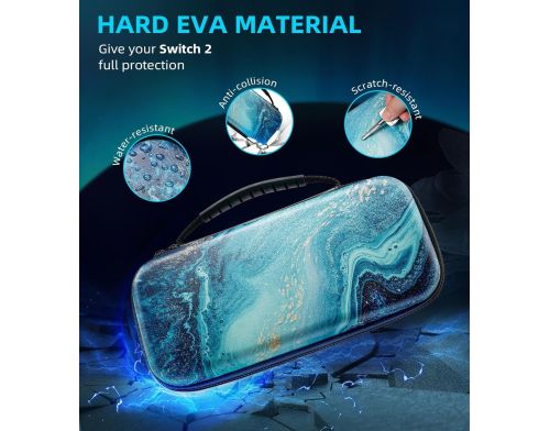 Чехол TiMOVO Carrying Case Blue Nintendo Switch 2 фото №2