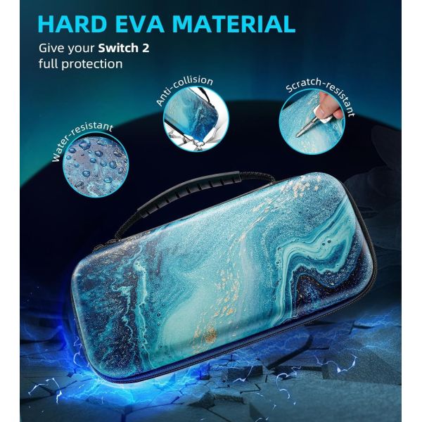 Чехол TiMOVO Carrying Case Blue Nintendo Switch 2 фото №2