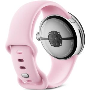 Смарт-часы Google Pixel Watch 3 41 mm LTE Polished Silver Aluminum Case/Rose Quartz Active Band